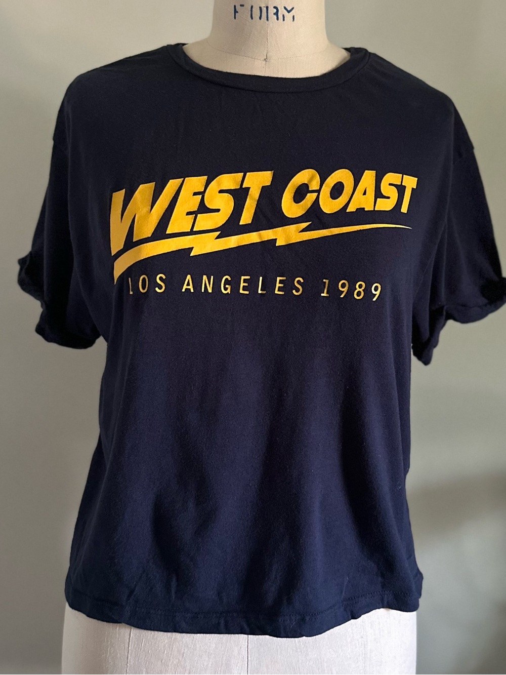 Riot Queen West Coast Los Angeles 1989 Graphic Tee Small